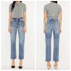 KanCan Tilda High Rise Slim Straight Leg Jeans Blue Size 29